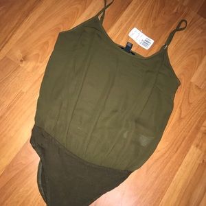Army Green Bodysuit